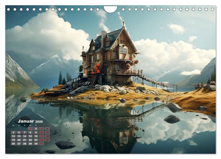 Produktbild: Fantastische Inselwelten (Wandkalender 2026 DIN A4 quer), CALVENDO Monatskalender