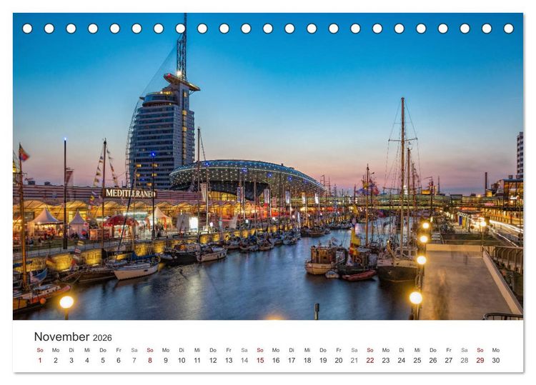 Produktbild: Nieders&auml;chsische K&uuml;ste - K&uuml;stenorte von Ostfriesland bis Bremerhaven (Tischkalender 2026 DIN A5 quer), CALVENDO Monatskalender