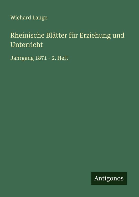 Produktbild: Rheinische Bl&auml;tter f&uuml;r Erziehung und Unterricht