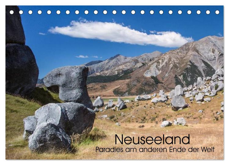 Produktbild: Neuseeland - Paradies am anderen Ende der Welt (Tischkalender 2026 DIN A5 quer), CALVENDO Monatskalender
