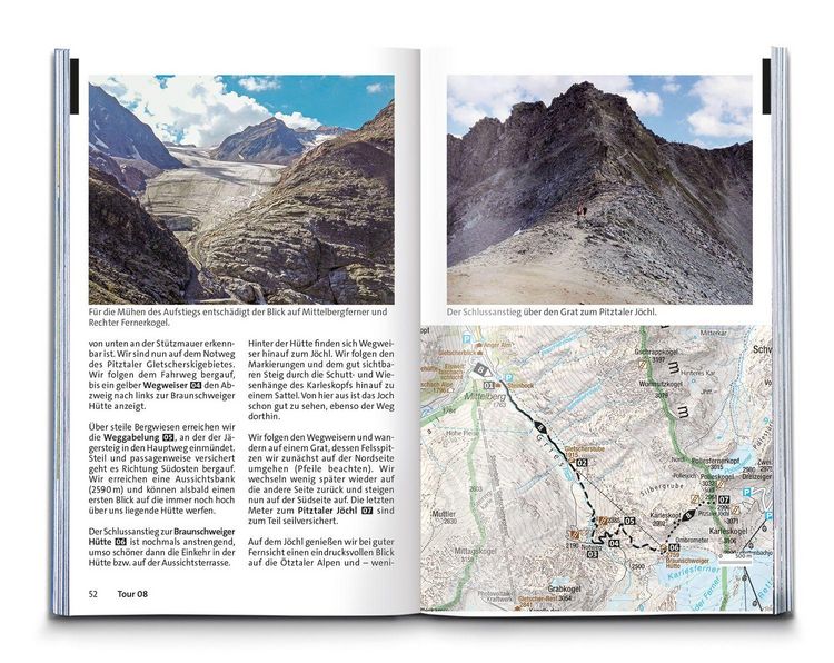 Produktbild: KOMPASS Wanderf&uuml;hrer Tiroler H&uuml;ttenwanderungen, 55 Touren mit Extra-Tourenkarte