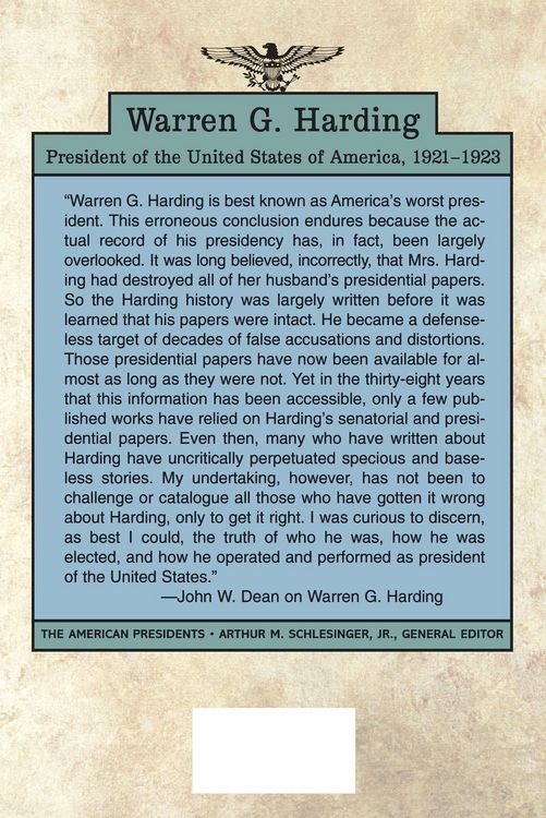 Produktbild: Warren G. Harding
