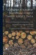 Produktbild: Computations of National Forest Timber Survey Data