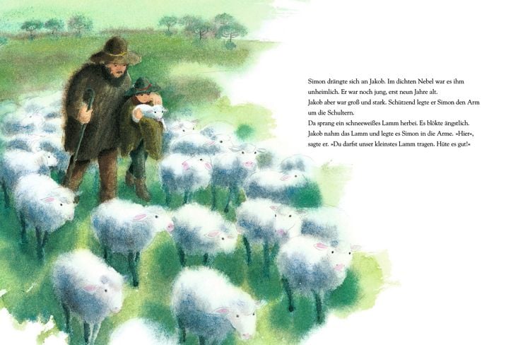 Produktbild: Die vier Lichter des Hirten Simon: herzerw&auml;rmende Weihnachtsgeschichte f&uuml;r Kinder ab 4 Jahren