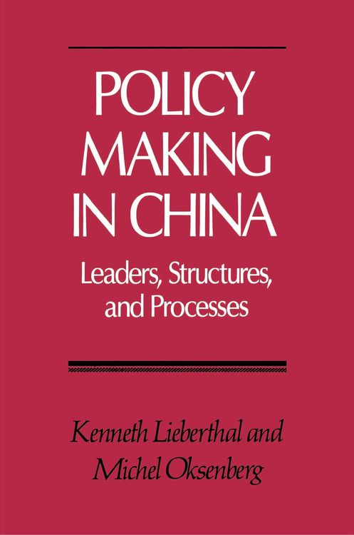 Produktbild: Policy Making in China