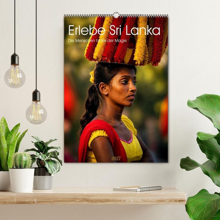 Produktbild: Erlebe Sri Lanka &ndash; Die Menschen hinter der Magie (Wandkalender 2027 DIN A2 hoch), CALVENDO Monatskalender