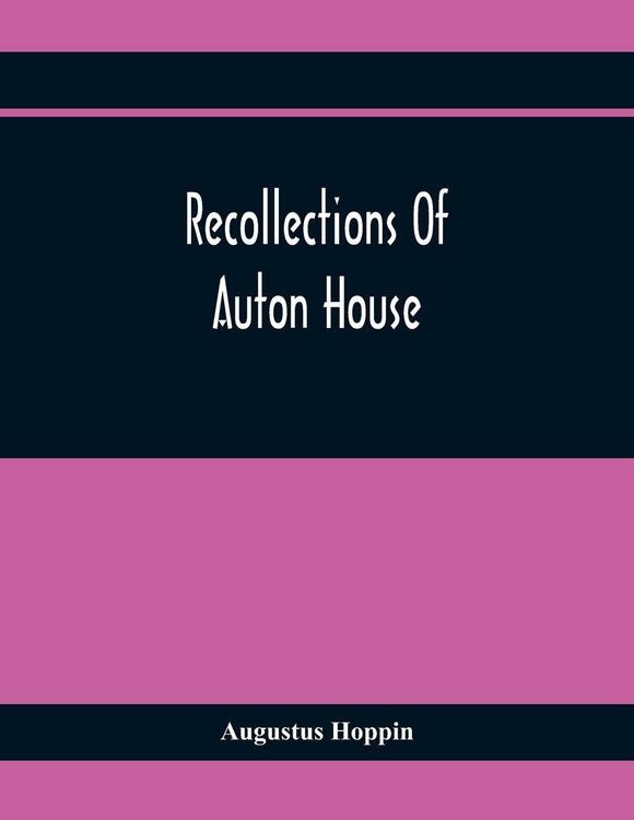 Produktbild: Recollections Of Auton House