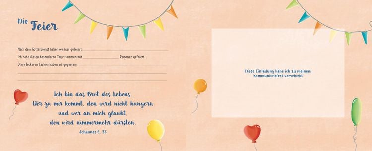 Produktbild: Meine Kommunion (blau)