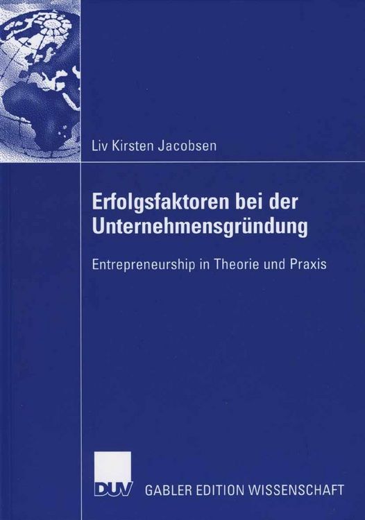 Produktbild: Erfolgsfaktoren bei der Unternehmensgr&uuml;ndung