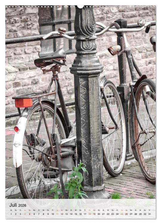 Produktbild: Fahrrad Alltag (Wandkalender 2026 DIN A2 hoch), CALVENDO Monatskalender