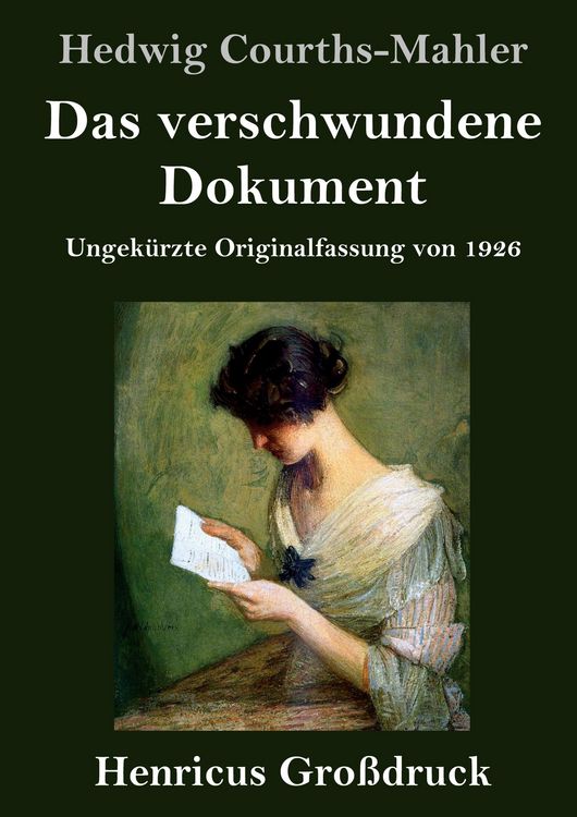 Produktbild: Das verschwundene Dokument (Gro&szlig;druck)
