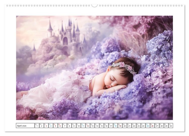 Produktbild: Babyzauber (Wandkalender 2026 DIN A2 quer), CALVENDO Monatskalender