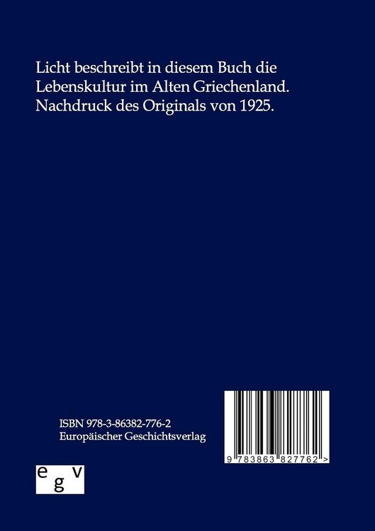 Produktbild: Lebenskultur im Alten Griechenland