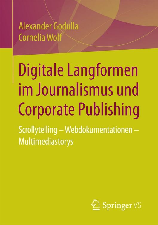Produktbild: Digitale Langformen im Journalismus und Corporate Publishing