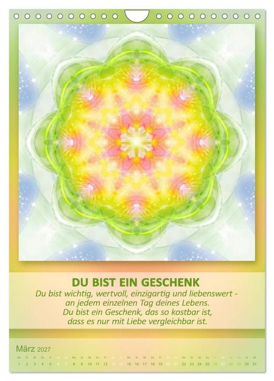 Produktbild: Light Energy Mandalas - Kalender - Vol. 1 (Wandkalender 2027 DIN A4 hoch), CALVENDO Monatskalender