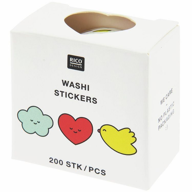 Produktbild: Washi Sticker Chingu MIX, 200 Stk/Rolle