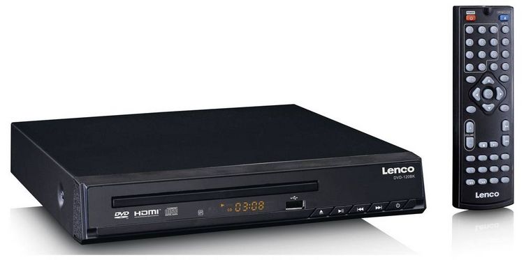 Produktbild: Lenco DVD-120BK Tragbarer DVD-Player
