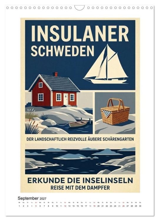 Produktbild: Sehnsucht Skandinavien &ndash; Die Mid-Century Collection (Wandkalender 2027 DIN A3 hoch), CALVENDO Monatskalender