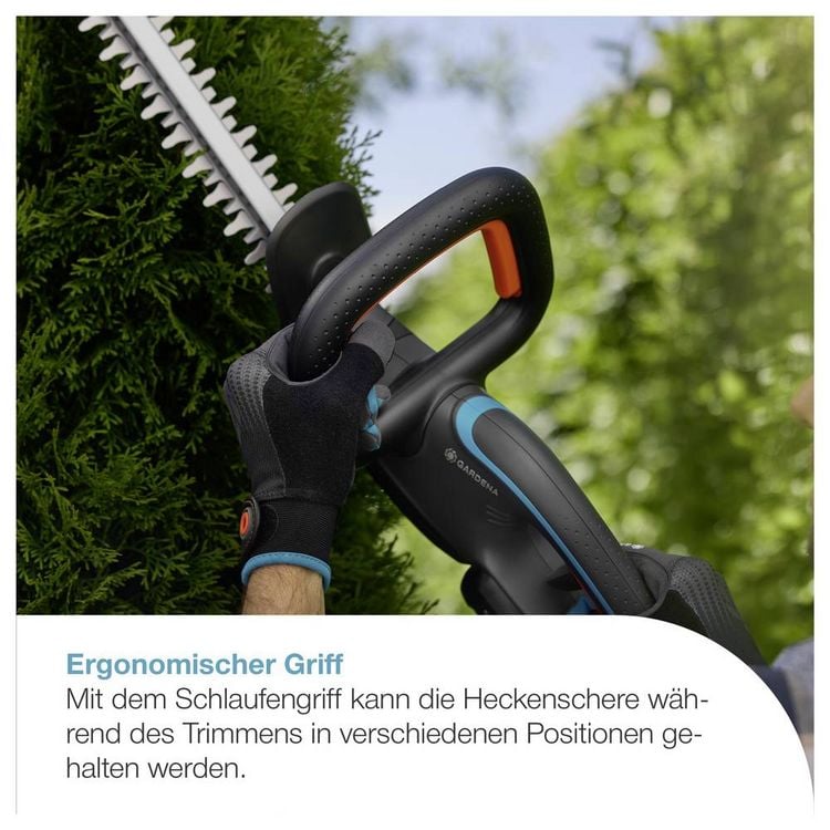 Produktbild: GARDENA Akku-Heckenschere EasyCut 55/18V P4A solo Akku Akku-Heckenschere Li-Ion 550 mm