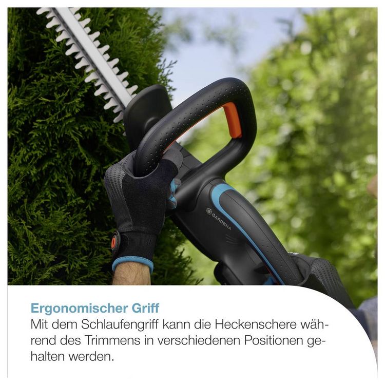 Produktbild: GARDENA Akku-Heckenschere EasyCut 55/18V P4A solo Akku Akku-Heckenschere Li-Ion 550mm