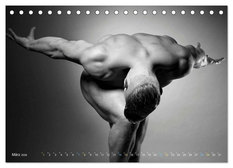 Produktbild: M&auml;nner... backview (Tischkalender 2026 DIN A5 quer), CALVENDO Monatskalender