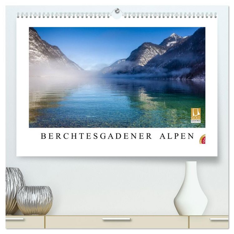Produktbild: Berchtesgadener Alpen - Land von Watzmann und K&ouml;nigssee (hochwertiger Premium Wandkalender 2026 DIN A2 quer), Kunstdruck in Hochglanz