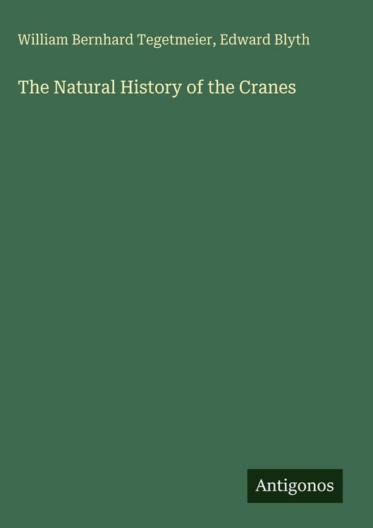 Produktbild: The Natural History of the Cranes