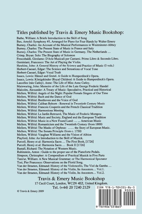 Produktbild: History of the Violin, Its Ancestors and Collateral Instruments from the Earliest Times to the Present Day. Volume 2. (Fascimile reprint).