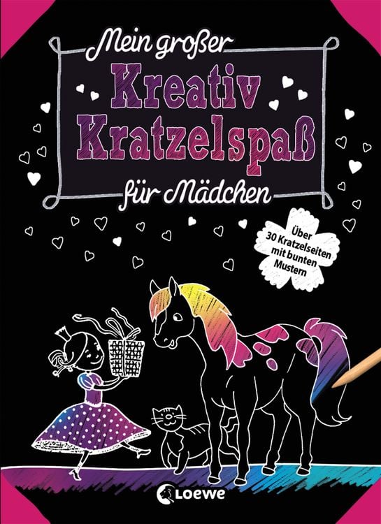 Produktbild: Mein gro&szlig;er Kreativ-Kratzelspa&szlig;: F&uuml;r M&auml;dchen