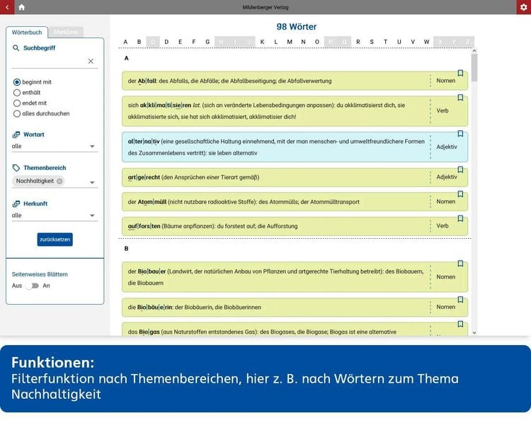 Produktbild: Das W&ouml;rterbuch f&uuml;r die Sekundarstufe &ndash; Neubearbeitung
