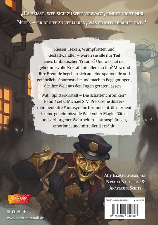 Produktbild: Splitterkristall - Die Schattenchroniken Band 2