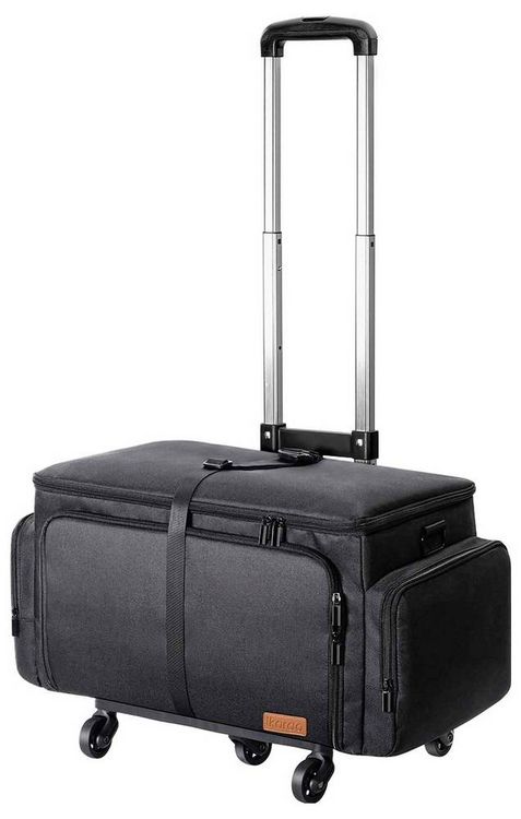 Produktbild: Ikarao Trolley IKARAO-X1-TROL (L x B x H) 29 x 51 x 27cm Schwarz, Silber IKARAO-X1-TROL