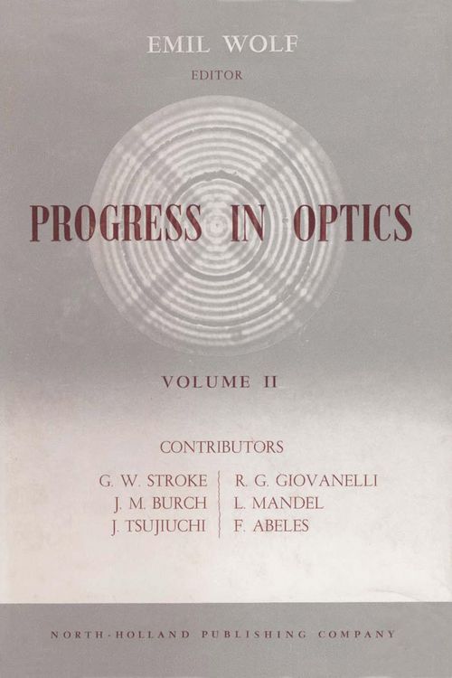Produktbild: Progress in Optics