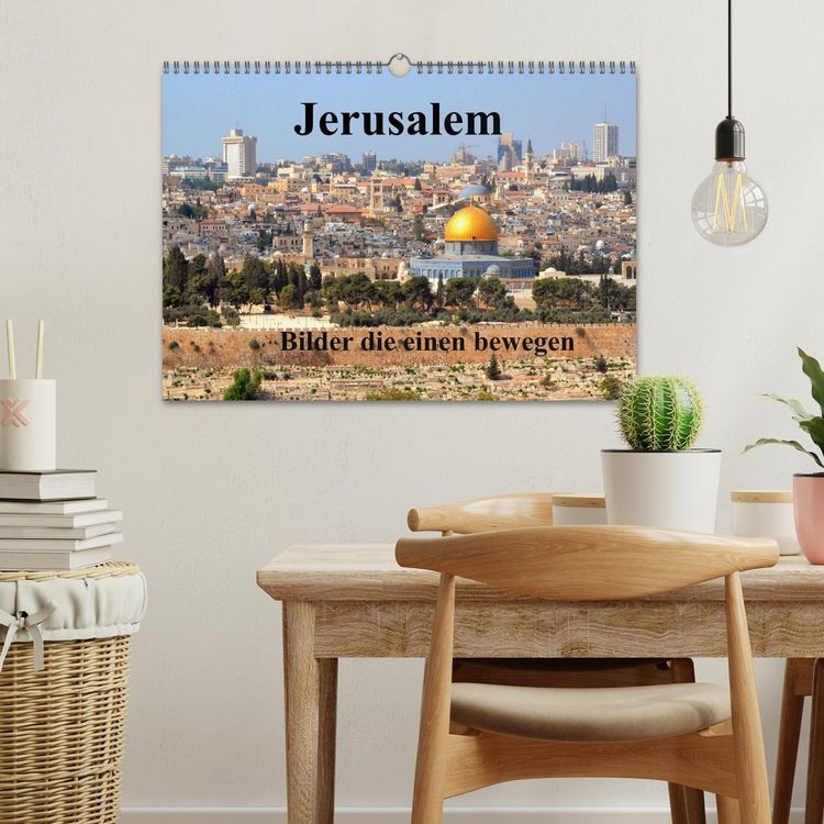 Produktbild: Jerusalem, Bilder die einen bewegen (Wandkalender 2026 DIN A3 quer), CALVENDO Monatskalender