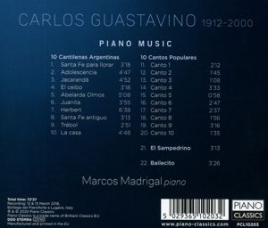 Produktbild: Guastavino:Piano Music