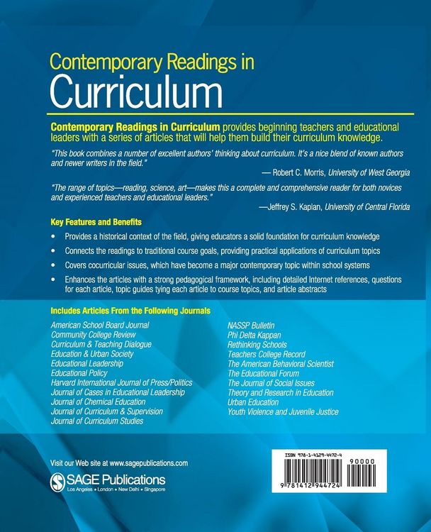 Produktbild: Contemporary Readings in Curriculum