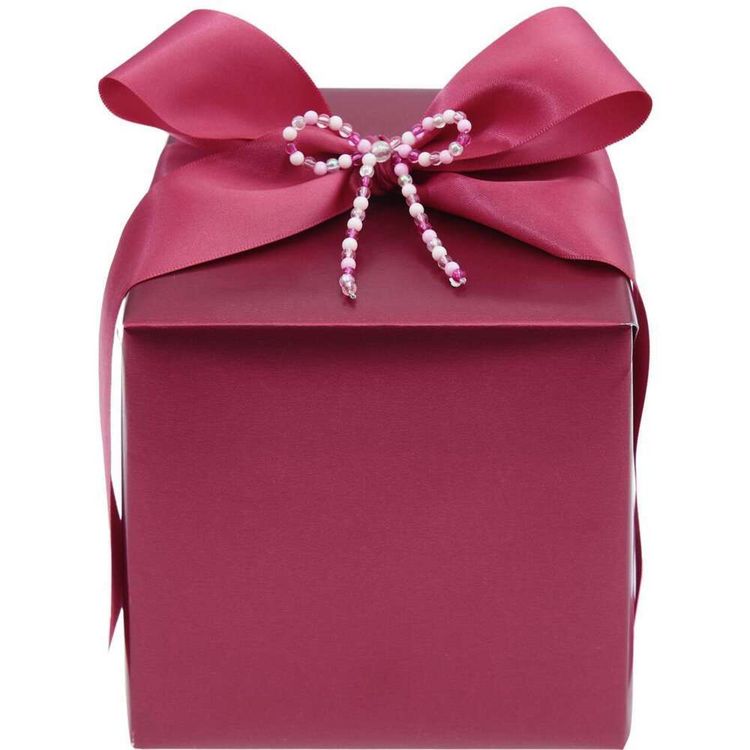 Produktbild: Geschenkpapier Metallic Rot, Matt,