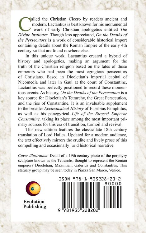 Produktbild: On the Deaths of the Persecutors