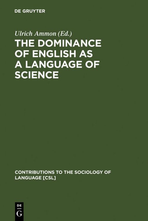 Produktbild: The Dominance of English as a Language of Science