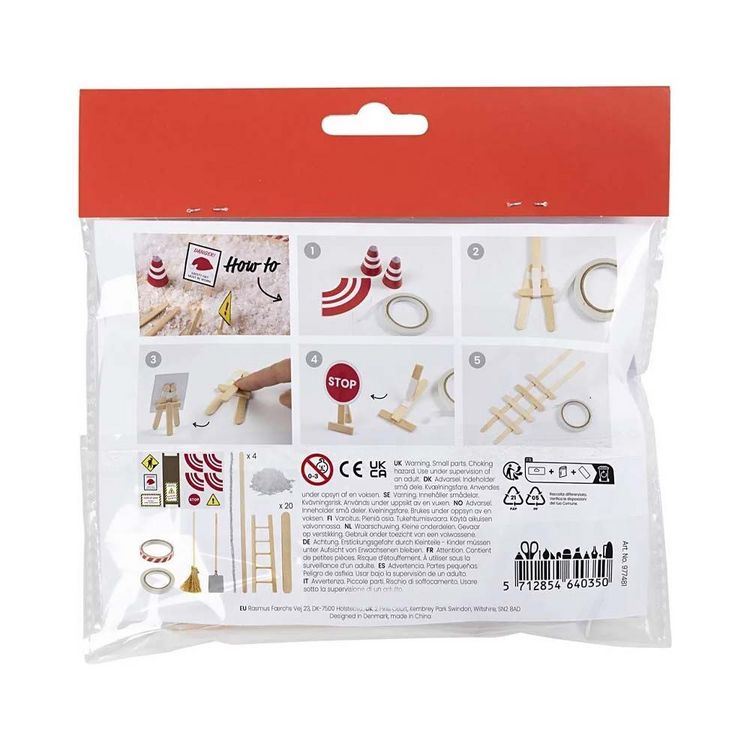 Produktbild: Baustelle, Mini-Kreativ-Set f&uuml;r Wichtelt&uuml;re