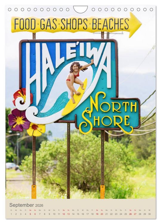 Produktbild: O'ahu - Hawaii, Bilder aus dem S&uuml;dseeparadies (Wandkalender 2026 DIN A4 hoch), CALVENDO Monatskalender