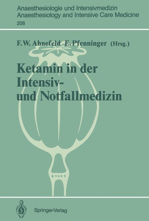 Produktbild: Ketamin in der Intensiv- und Notfallmedizin