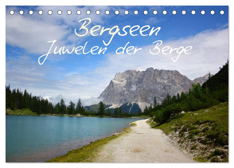 Produktbild: Bergseen - Juwelen der Berge (Tischkalender 2026 DIN A5 quer), CALVENDO Monatskalender