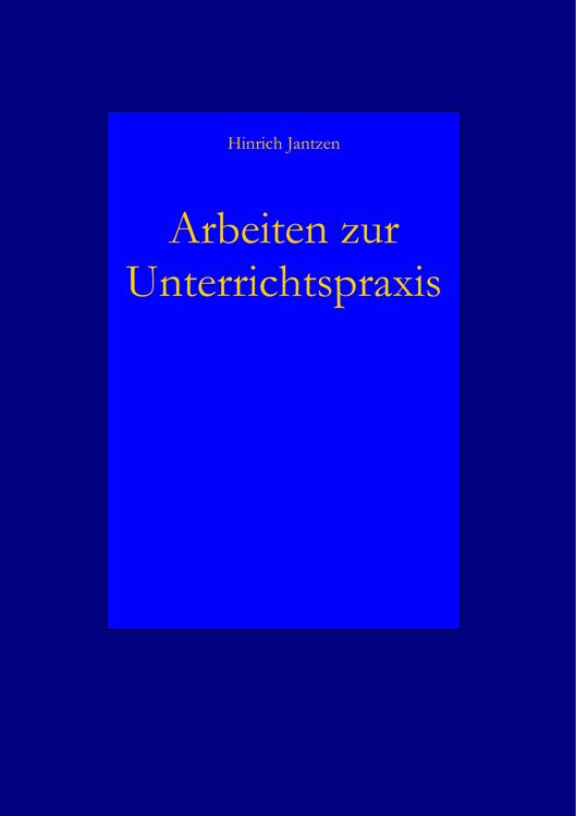 Produktbild: Arbeiten zur Unterrichtspraxis