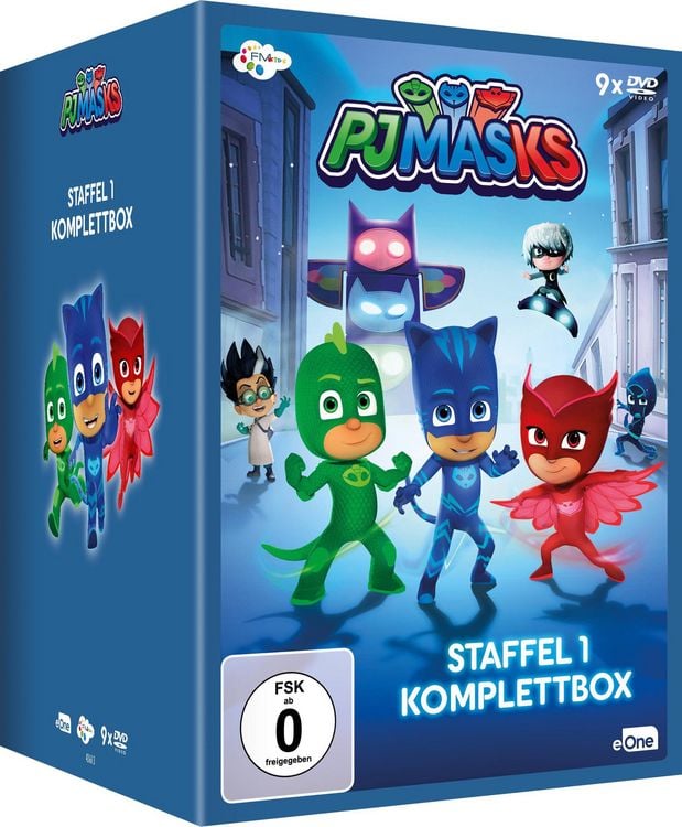 Produktbild: PJ Masks - Pyjamahelden - Staffel 1 - Komplettbox [9 DVDs]