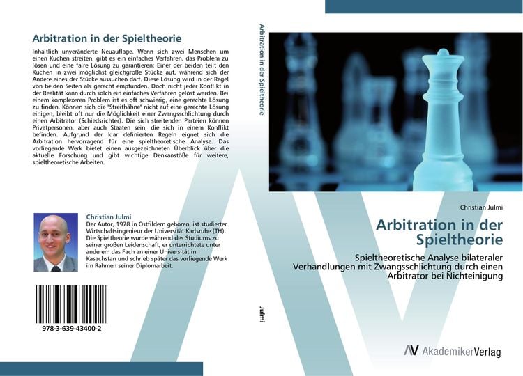 Produktbild: Arbitration in der Spieltheorie
