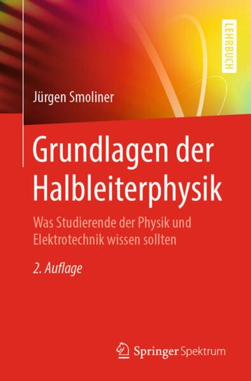 Produktbild: Grundlagen der Halbleiterphysik