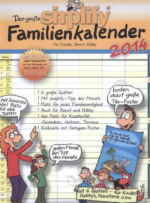Produktbild: Simplify-Familienkalender 2010