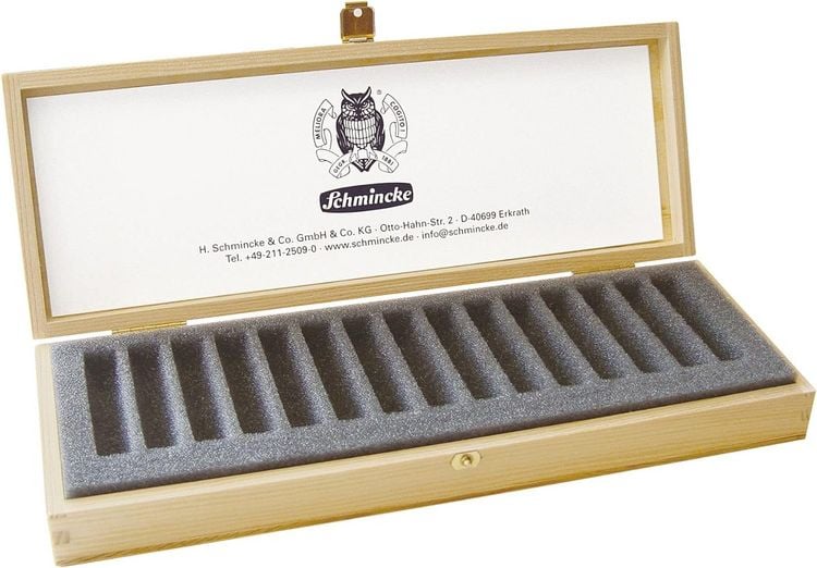 Produktbild: Schmincke Leerkasten f&uuml;r Pastell, Holz f&uuml;r 15 Stifte