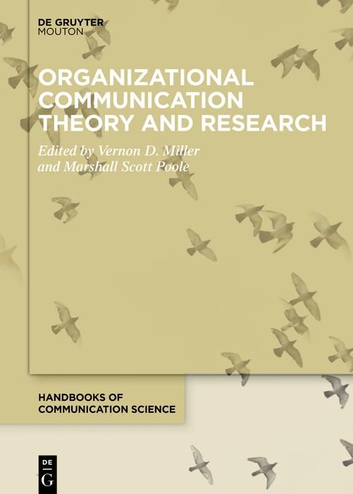 Produktbild: Organizational Communication Theory and Research